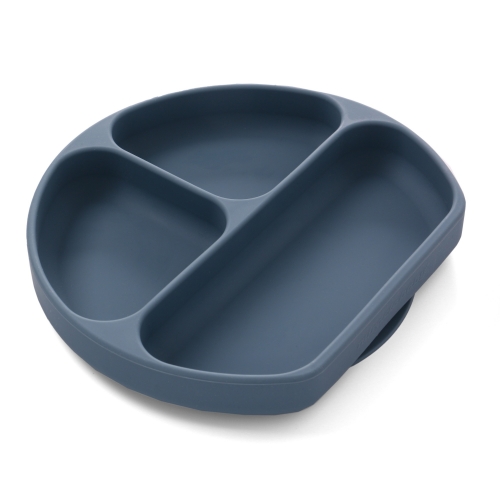 Plat en silicone Miracle Baby, assiette à ventouse avec assiette divisée, 100 % silicone de qualité alimentaire, assiette pour tout-petits, va au lave