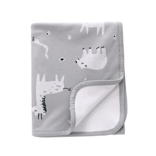 Couverture pour bébé douce avec support à double couche Couverture pour enfants ultra douce et mignonne, pour enfants Infant Toddler Bed Nouveau-né Be